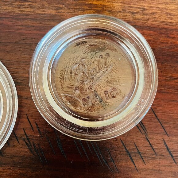 Vintage Glass Ball & Atlas Jar Lids Glass Canning Jar Lot of 6 - Picture 9 of 9